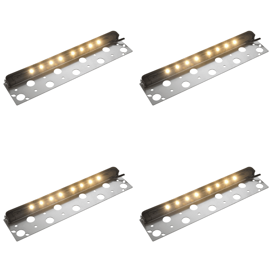 STB06 4x/8x/12x Package 3W Low Voltage Retaining Wall Step Lights LED Hardscape Paver Lighting 3000K