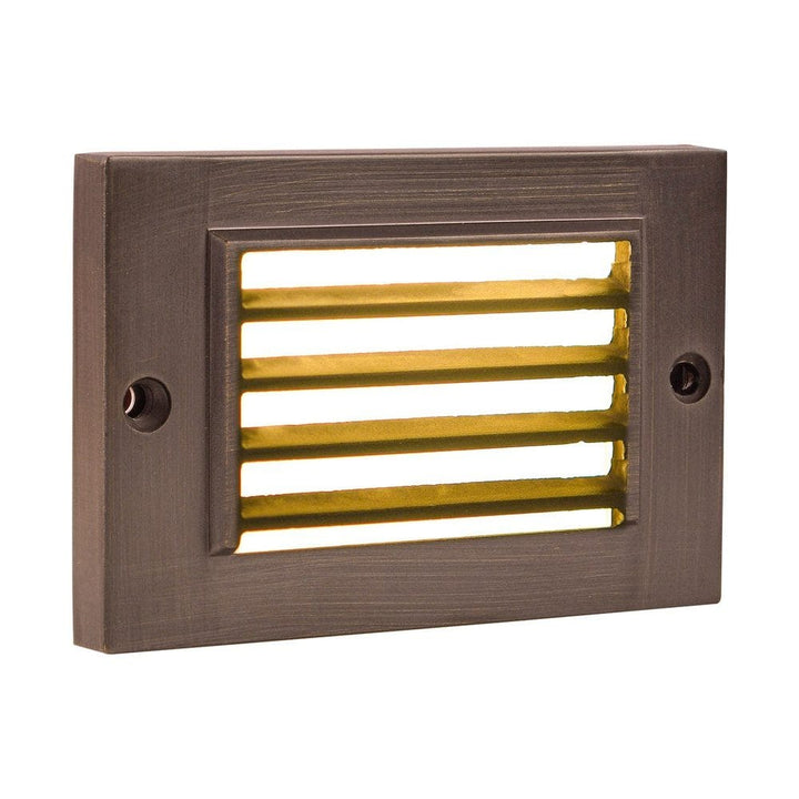 STB07 Cast Brass Step Light | 2W Integrated LED Low Voltage Landscape Light - Sun Bright Lighting