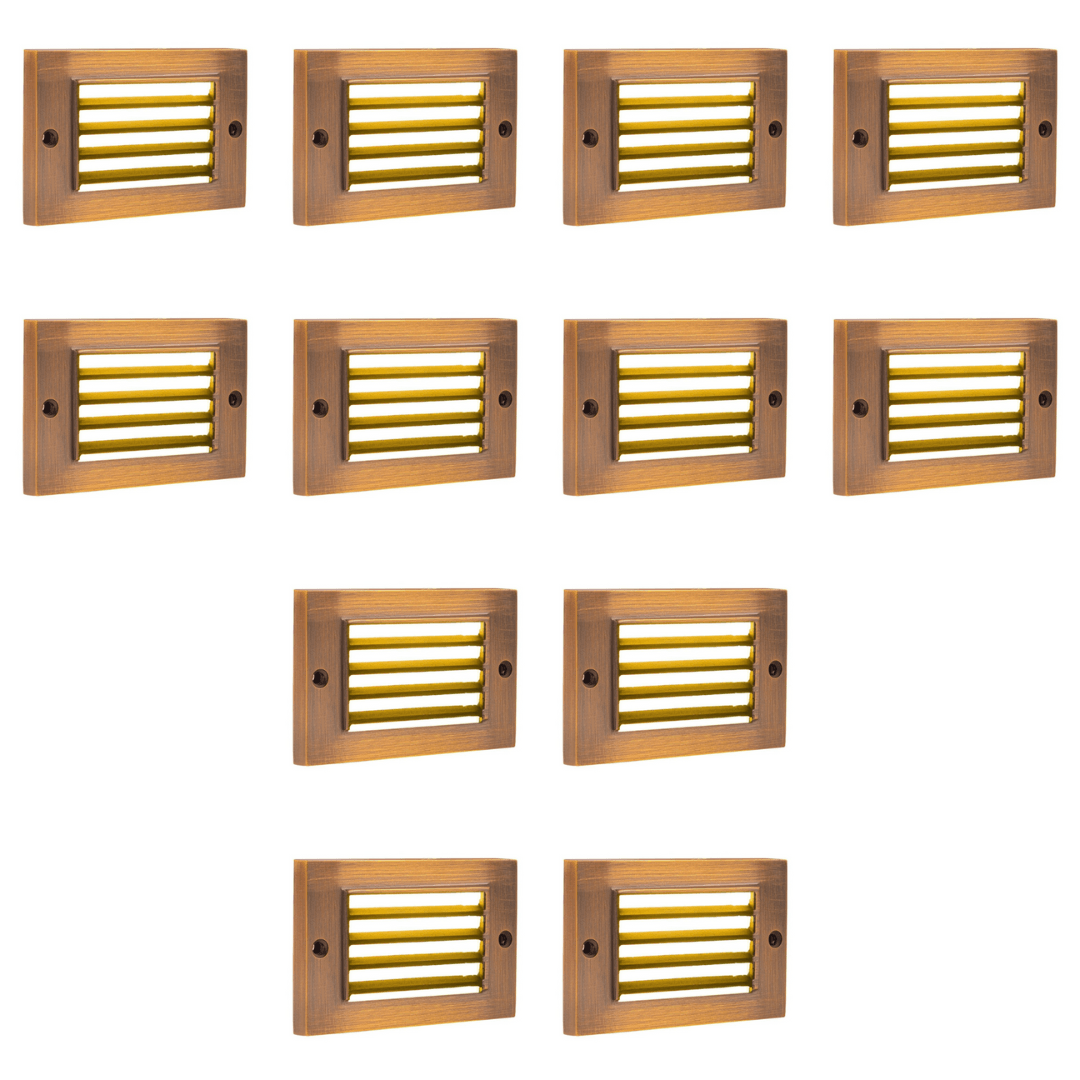 STB07 4x/8x/12x Package 2W LED Surface Mounted Horizontal Outdoor & Indoor Step Light