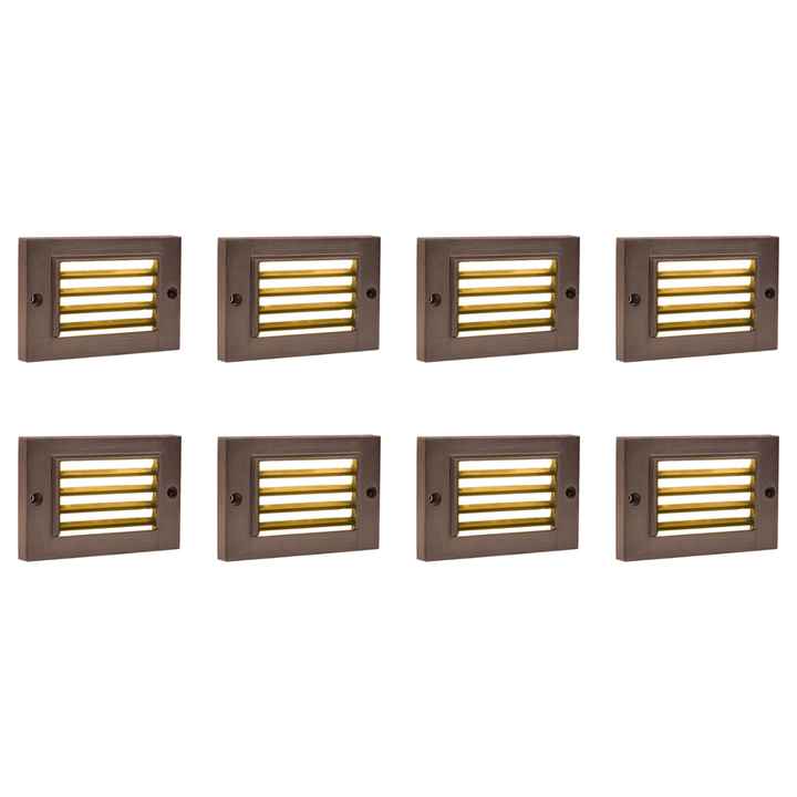 STB07 4x/8x/12x Package 2W LED Surface Mounted Horizontal Outdoor & Indoor Step Light