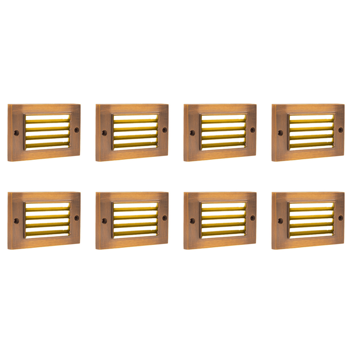STB07 4x/8x/12x Package 2W LED Surface Mounted Horizontal Outdoor & Indoor Step Light