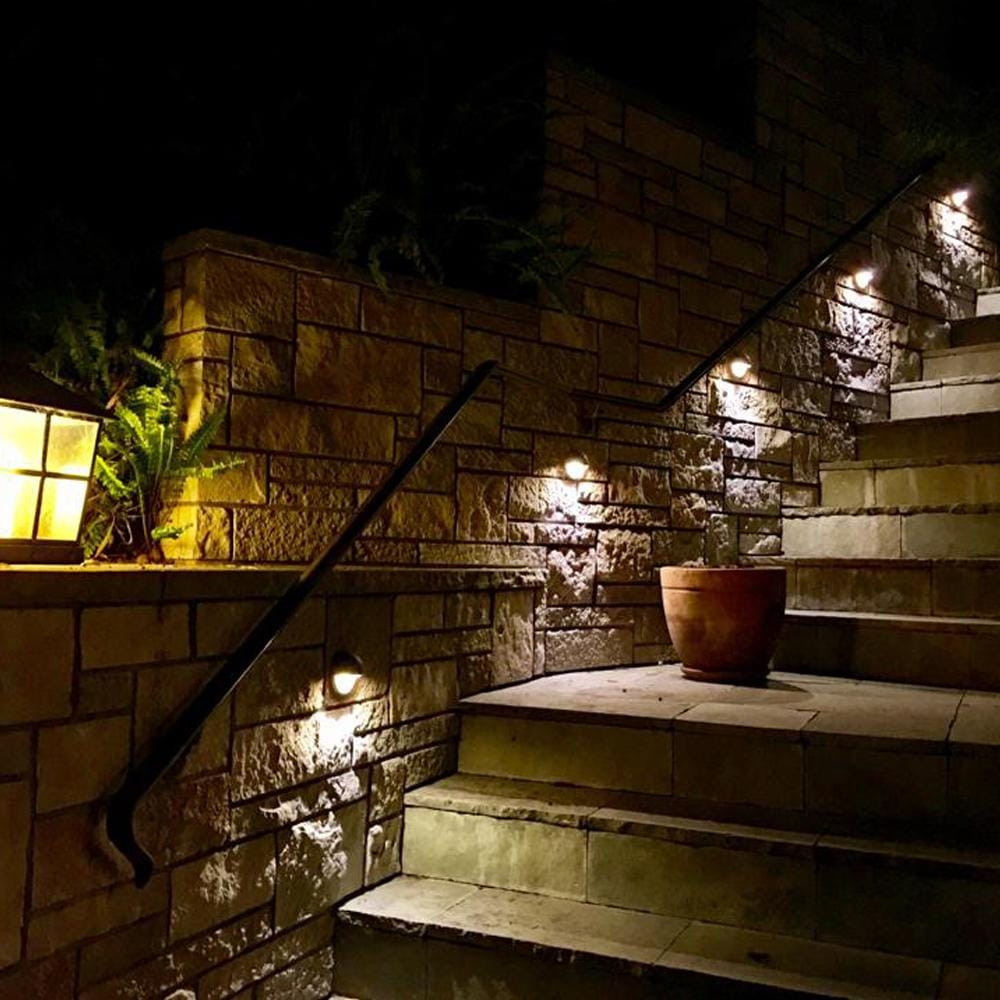 STB09 LED Round Deck Light Surface Mount Landscape Lighting Sun