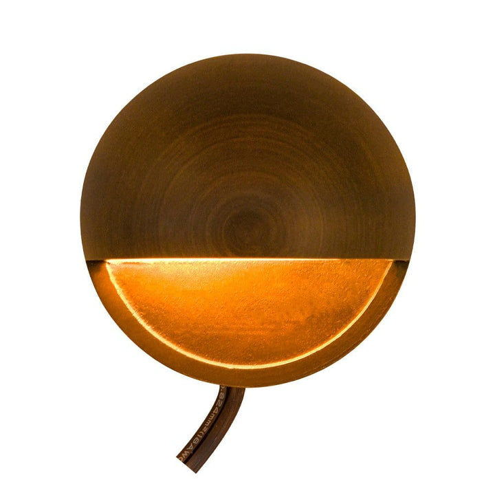 STB09 Cast Brass Deck Light | Lamp Ready Low Voltage Landscape Light - Sun Bright Lighting