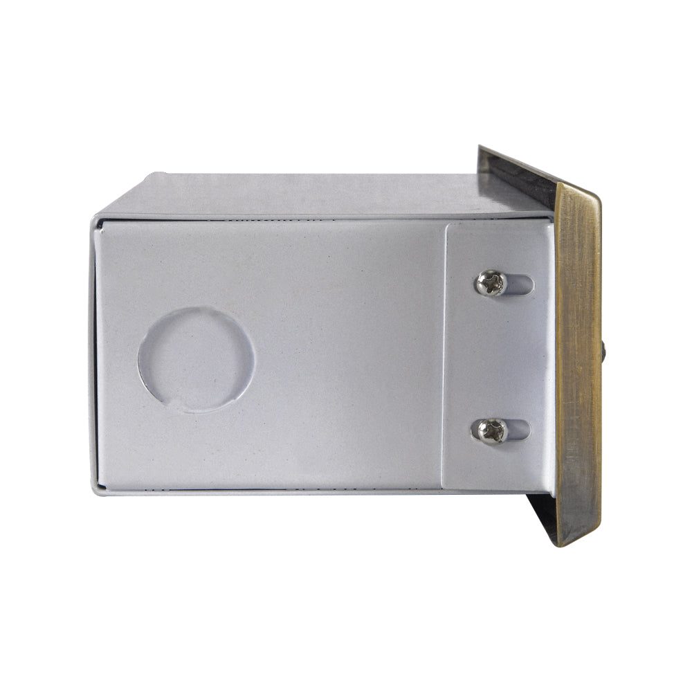 STB10 Cast Brass Step Light | 3W Integrated LED Low Voltage Landscape Light - Sun Bright Lighting