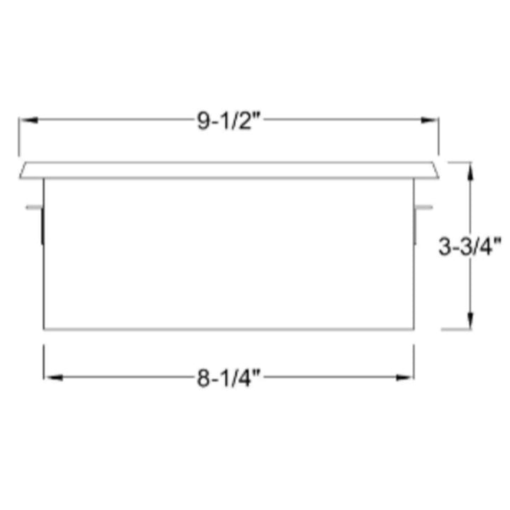 STB10 3W LED Indoor Outdoor Horizontal Step Light Low Voltage Lighting.