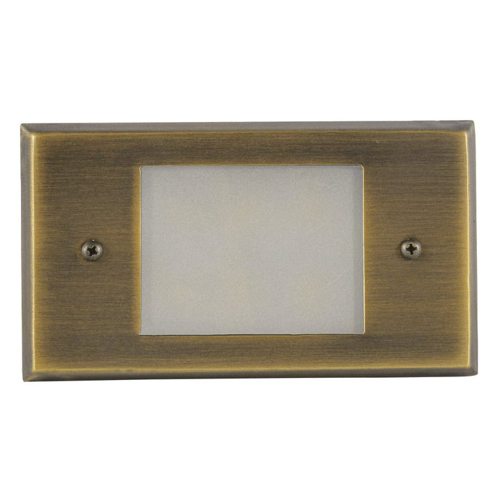 STB11 Cast Brass Step Light | 1.5W Integrated LED Low Voltage Landscape Light - Sun Bright Lighting