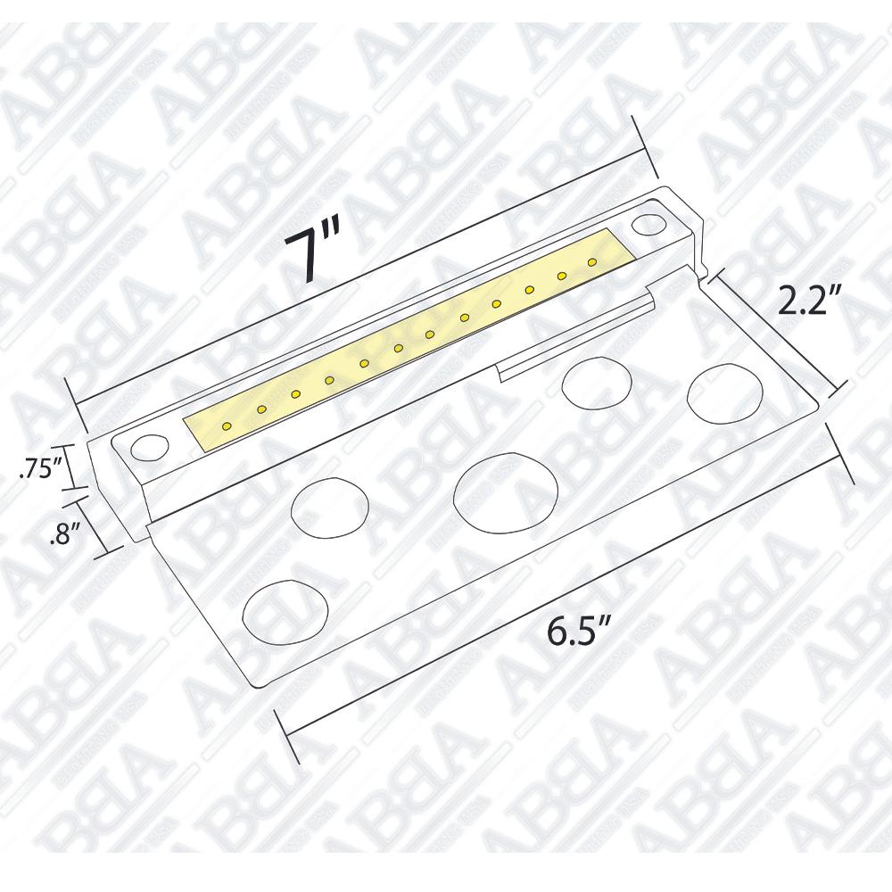 STB12 Brass LED Retaining Wall Light Low Voltage Hardscape Paver Lighting.