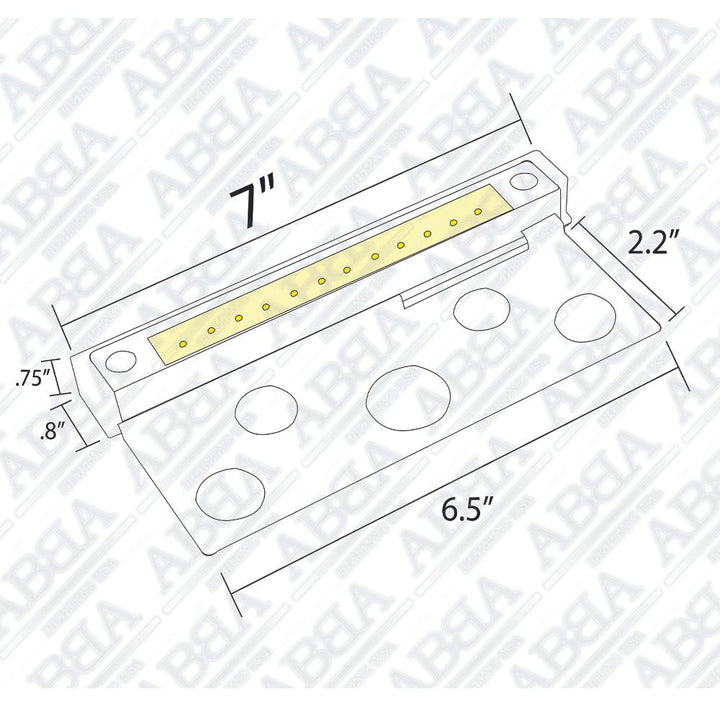 STB12 Brass LED Retaining Wall Light Low Voltage Hardscape Paver Lighting.