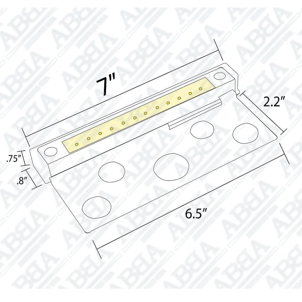 STB12 Brass LED Retaining Wall Light Low Voltage Hardscape Paver Lighting.