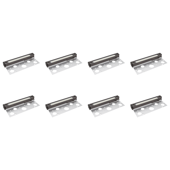 STB14 4x/8x/12x Package Aluminum LED Retaining Wall Light Low Voltage Hardscape Paver Lighting