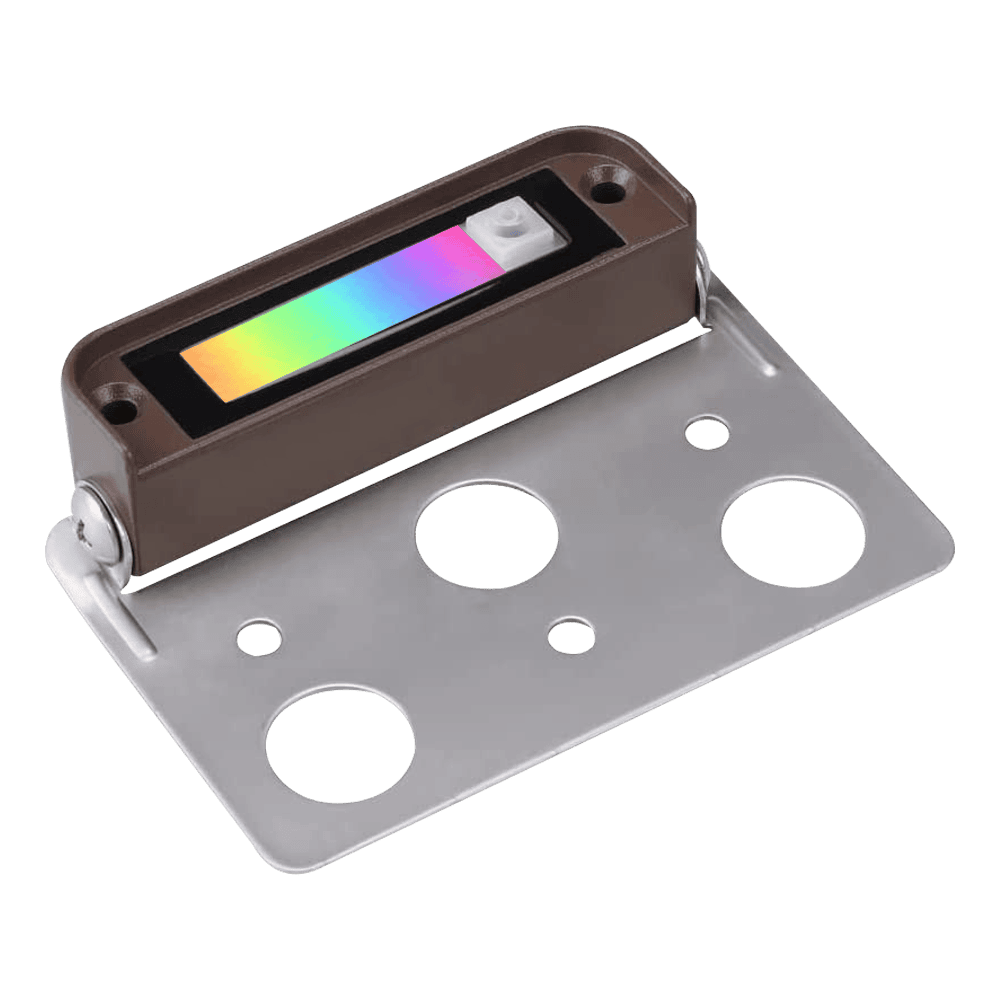 STBR01 4-Inch 1W RGBW LED Retaining Wall Lights, Hardscape Color Changing 12V-24V Low Voltage Landscape Lights