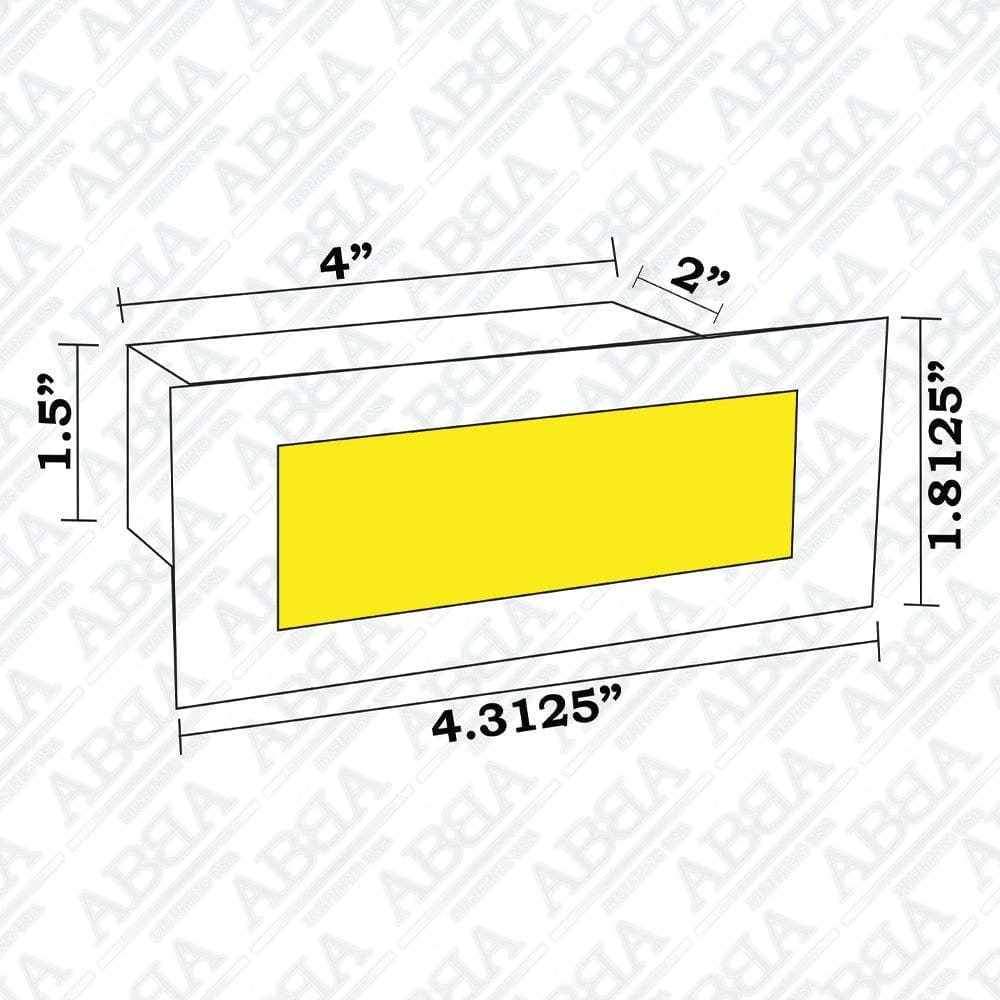 STS02 Outdoor Recessed Brick Wall Light LED Step/ Stair Lighting Fixture.