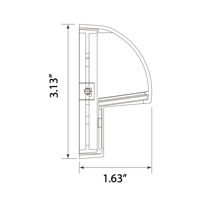 Rein Brown Brass Deck Light Low Voltage Outdoor Lighting