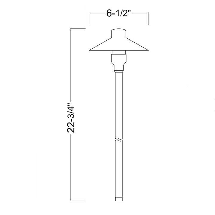 Tulay BH 18" Copper Pathlight