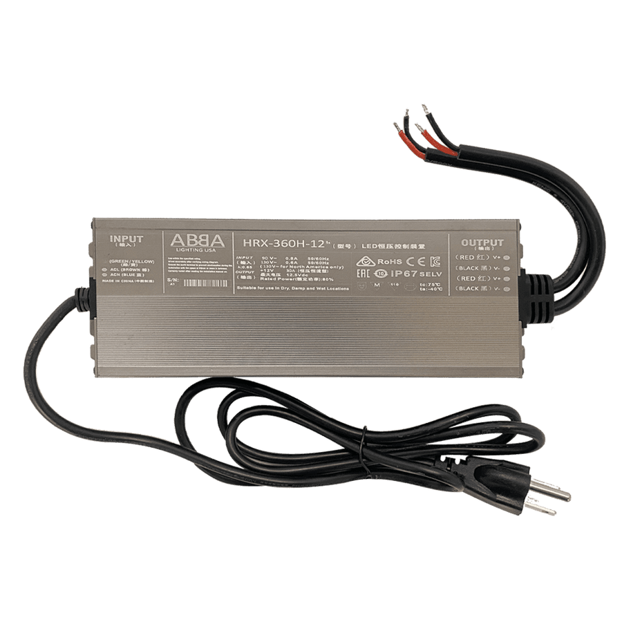 TSD360 DC 360W 12V Low Voltage Transformer IP67 30 Amp - Kings Outdoor Lighting