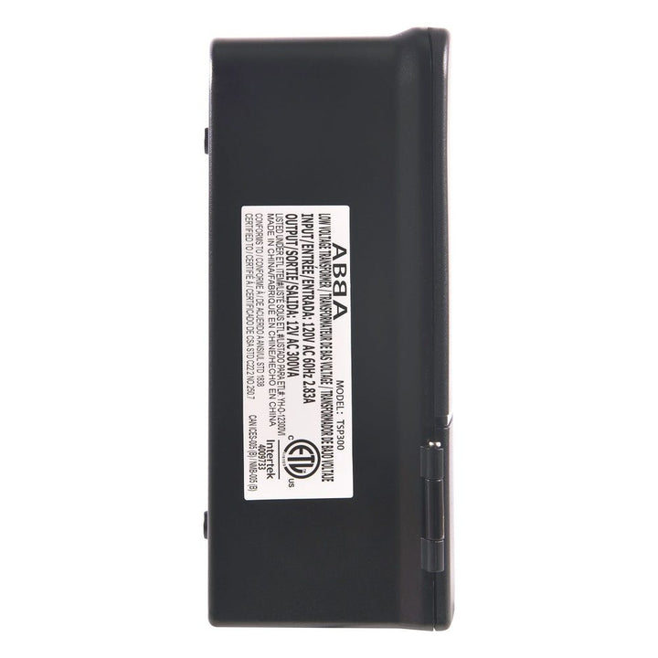 TSP300 AC 300W Digital Commercial Plastic Transformer | Low Voltage Power Supply - Sun Bright Lighting