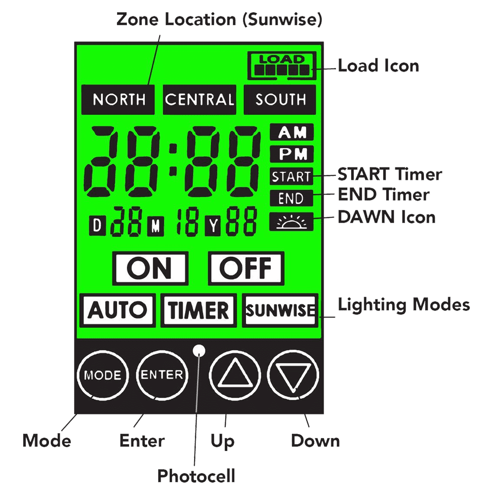 TSP300 300 Watt Low Voltage Transformer with Digital Timer and Photocell.