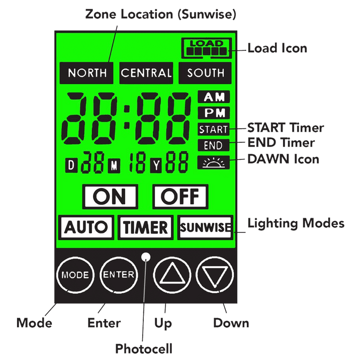 TSP300 300 Watt Low Voltage Transformer with Digital Timer and Photocell.