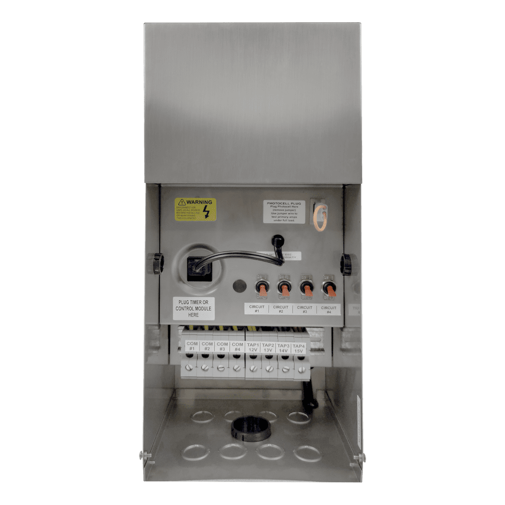 TSR1200 AC 1200W Manual Stainless Steel Transformer | Low Voltage Power Supply