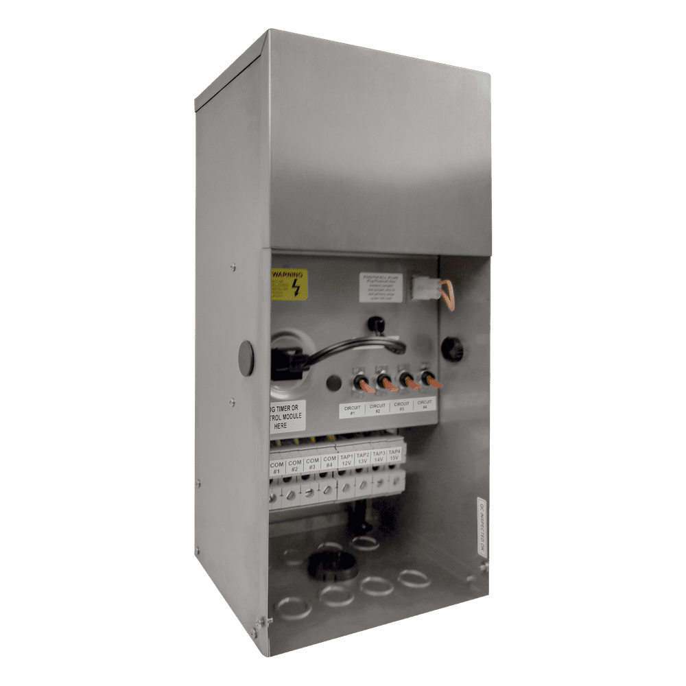 TSR1200 AC 1200W Manual Stainless Steel Transformer | Low Voltage Power Supply