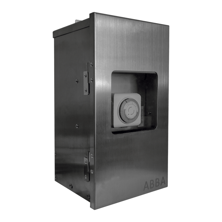 TSRPT600 600W Multi Tap Low Voltage Transformer with Photocell and Manual Dial Timer IP65 Waterproof