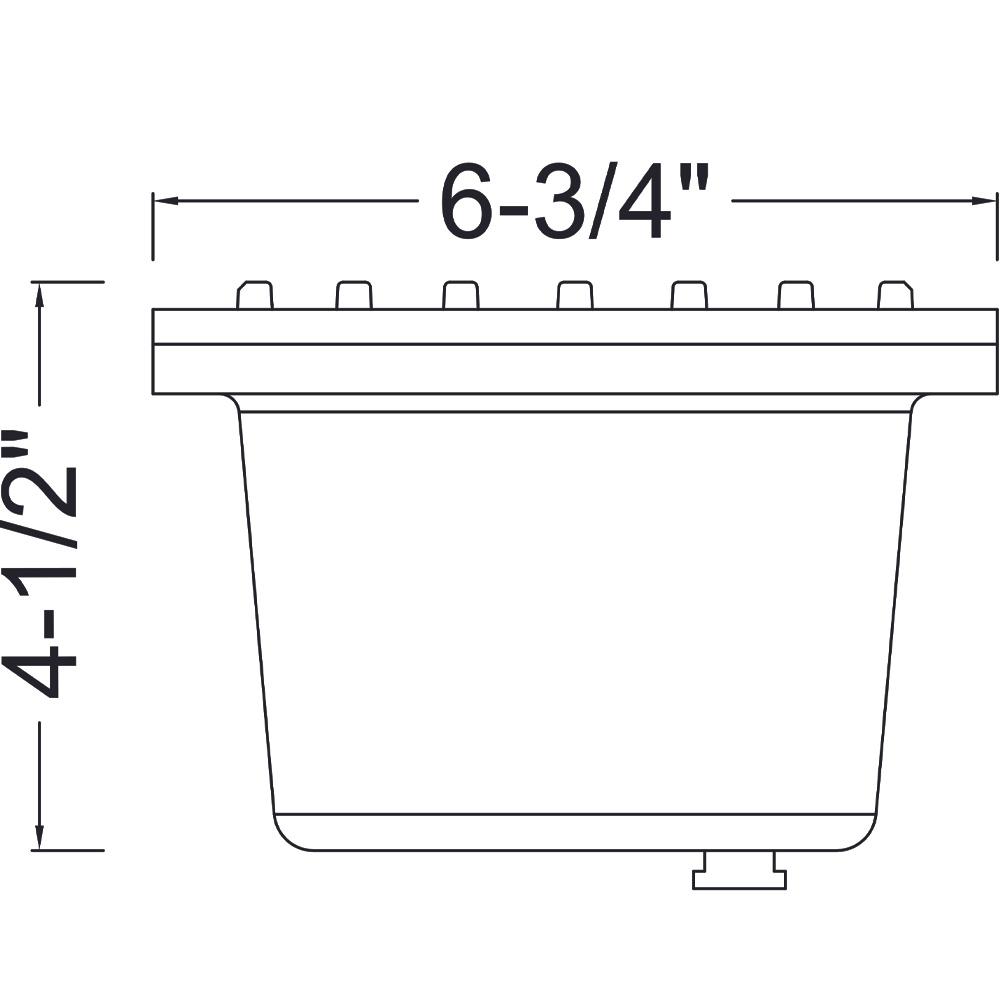 UNB01 Cast Brass Low Voltage Grille Commercial PAR36 LED In-ground Light IP65 Waterproof.