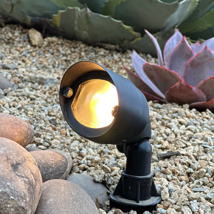 FLBP03 Tulay Black Oval Flood Light Low Voltage Outdoor Lighting