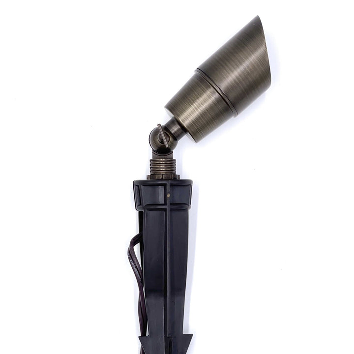 SPBP04 Rein Brown Brass Spot Light Low Voltage Outdoor Lighting