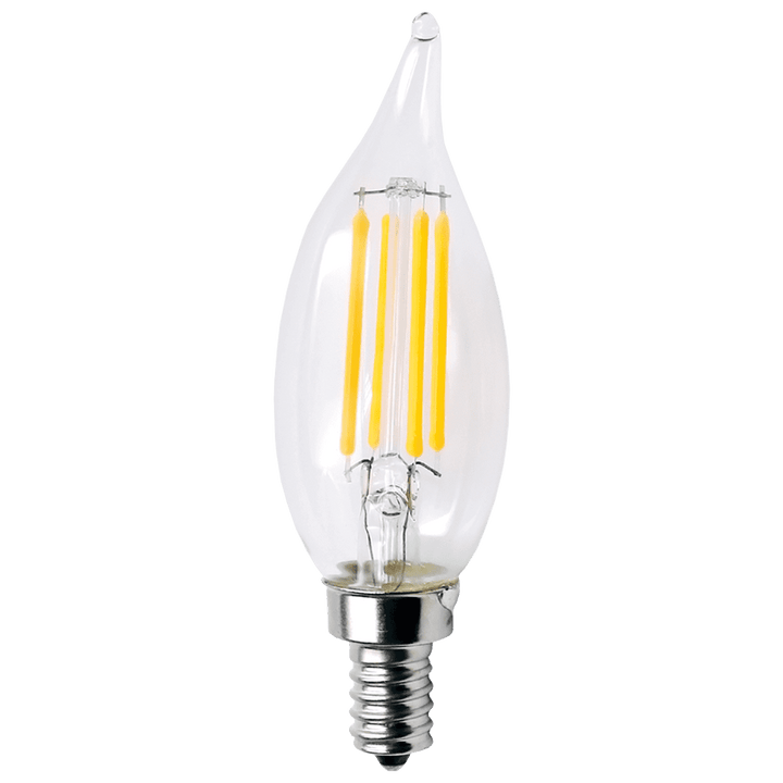 E12 3W LED Filament Candelabra Bulbs Dimmable Energy Saving Waterproof Light.