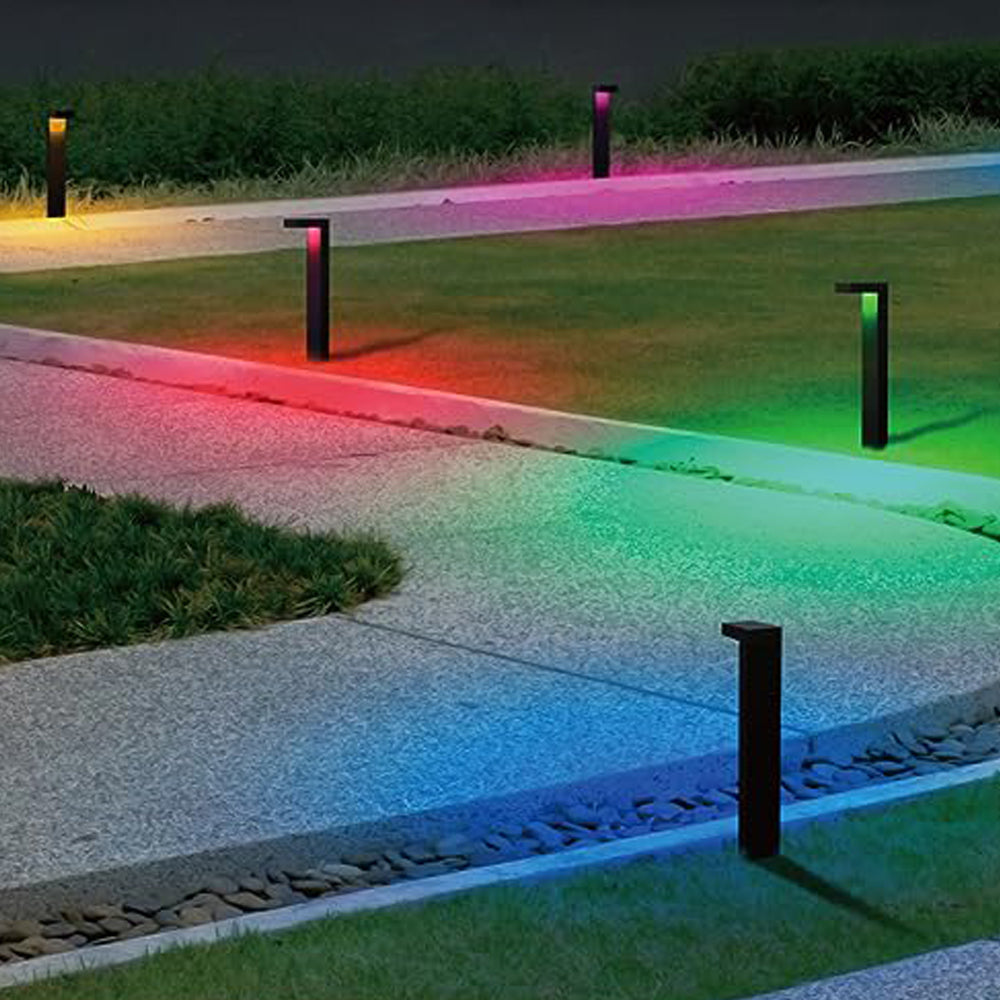 Path Lights Led Simple 4-Pack of RGBCW Bluetooth Smart LED Path Lights | Durable Walk Way Lights