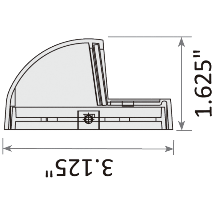 STB09 LED Round Deck Light Surface Mount Low Voltage Landscape Lighting.